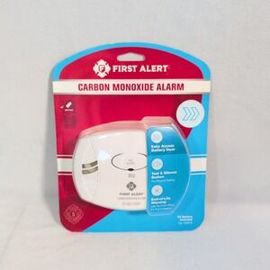 First Alert Carbon Monoxide Alarm with Battery NEW
